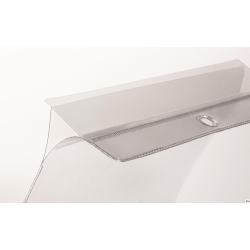 Obwoluta A4 z klapką pionowa z otworem do zawieszenia przezroczysta Durable