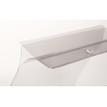 Obwoluta A4 z klapką pionowa z otworem do zawieszenia przezroczysta Durable