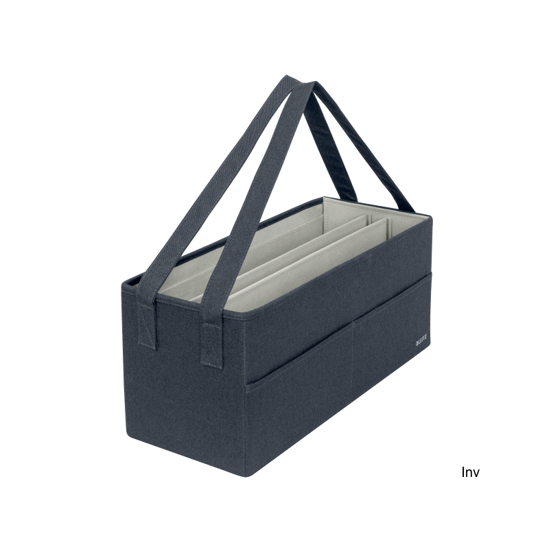 Torba Leitz Fabric na akcesoria, ciemnoszara, model 64440089 do nowoczesnego biura