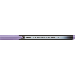 Cienkopis Pointliner Colour PENTEL, lawendowy, tusz na bazie wody, S40-V2