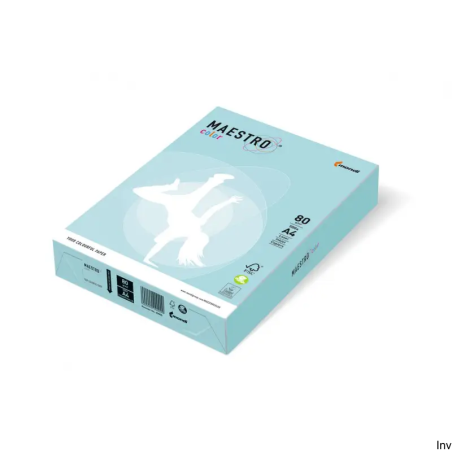 Papier xero Maestro Color A4 80 g niebieski 250 sztuk