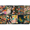 Zeszyt Top 2000 Collage Tropics A5 60 kartek 70g mix linia z marginesem