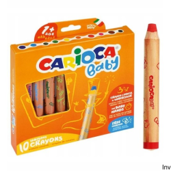 Kredki Baby 3w1 CARIOCA, 10...