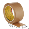 Taśma pakowa Scotch 3M HOT-MELT 50mm x 66m brązowa kauczukowa uniwersalna do wysyłek