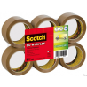 Taśma pakowa Scotch 3M HOT-MELT 50mm x 66m brązowa kauczukowa uniwersalna do wysyłek