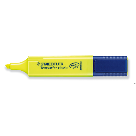 Zakreślacz Staedtler Textsurfer Classic żółty 364-1, atrament pigmentowy, końcówka 1-5mm