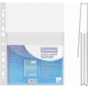 Koszulka na katalog Donau A4 transparentna z klapką 170 mic, pojemność do 27 mm, 11 dziurek, ekologiczna folia