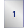 Etykiety znamionowe Avery Zweckform L6013-20 srebrne 210 x 297 mm, 20 arkuszy, poliestrowe