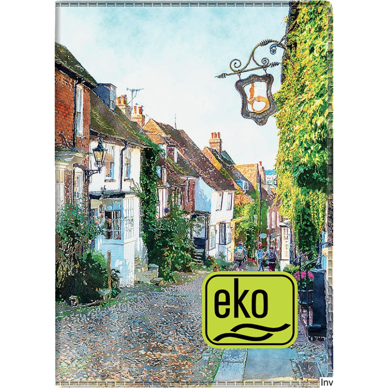 Kalendarz kieszonkowy TELEGRAPH EKO IMPRESS 72 x 104 mm, 64 strony, oprawa broszurowa, kolorowa wkładka