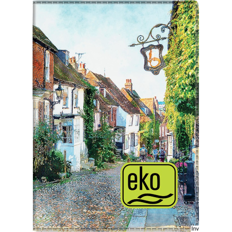 Kalendarz kieszonkowy TELEGRAPH EKO IMPRESS 72 x 104 mm, 64 strony, oprawa broszurowa, kolorowa wkładka