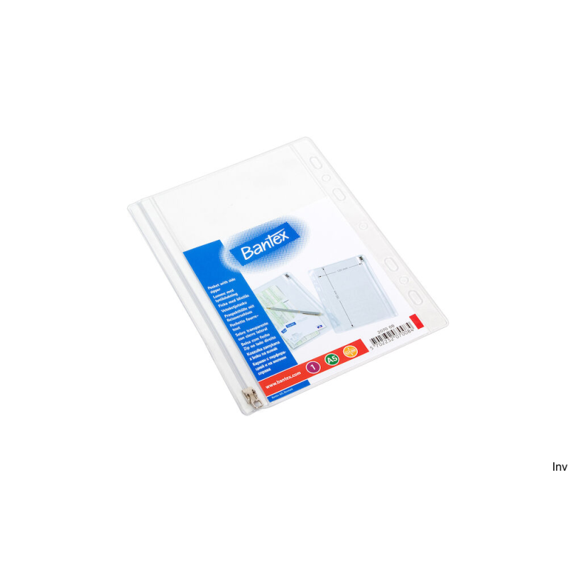 Koszulki na suwak Bantex A5 140x60 mm 10 sztuk antystatyczne, krystaliczne, do segregatora