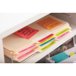 Post-It 3M Bloczek samoprzylepny Super Sticky 47,6x47,6mm, mix kolorów, 12x90 sztuk