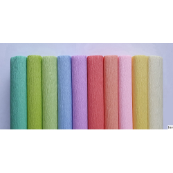 Bibuła marszczona Creatinio 50x200 mm mix pastelowy 10 sztuk Top 2000