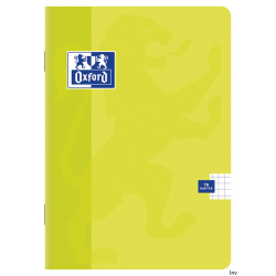Zeszyt Oxford 95x148 mm, 48 kartek w kratkę, papier 90 g/m², miękka oprawa, kolor biały