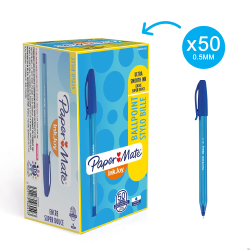 Długopis ze skuwką Paper Mate INKJOY 100 CAP niebieski 1 mm