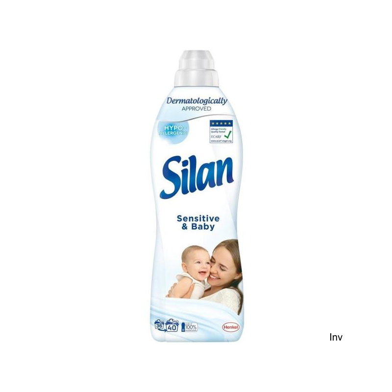 SILAN Płyn do prania 880ml Sensitive Baby do wrażliwej skóry dzieci