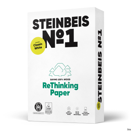 Papier Steinbeis A4 80g natural white