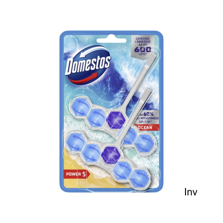Domestos Zawieszka do toalety POWER5 DUO OCEAN 5x2x55g