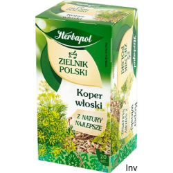 Herbata Herbapol Zielnik Polski Koper Włoski 20 torebek