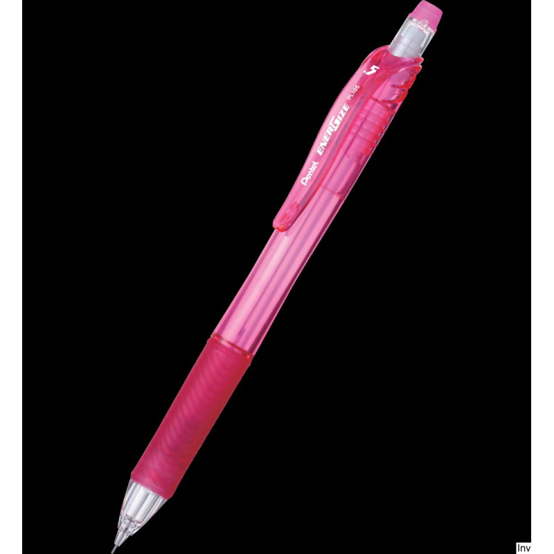 Ołówek automatyczny 0,5 mm różowy Pentel ENERGIZE PL105 z wymienną gumką i ekologicznymi wkładami