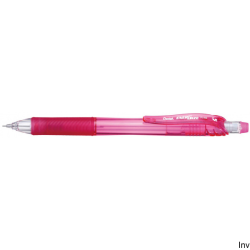 Ołówek automatyczny 0,5 mm różowy Pentel ENERGIZE PL105 z wymienną gumką i ekologicznymi wkładami