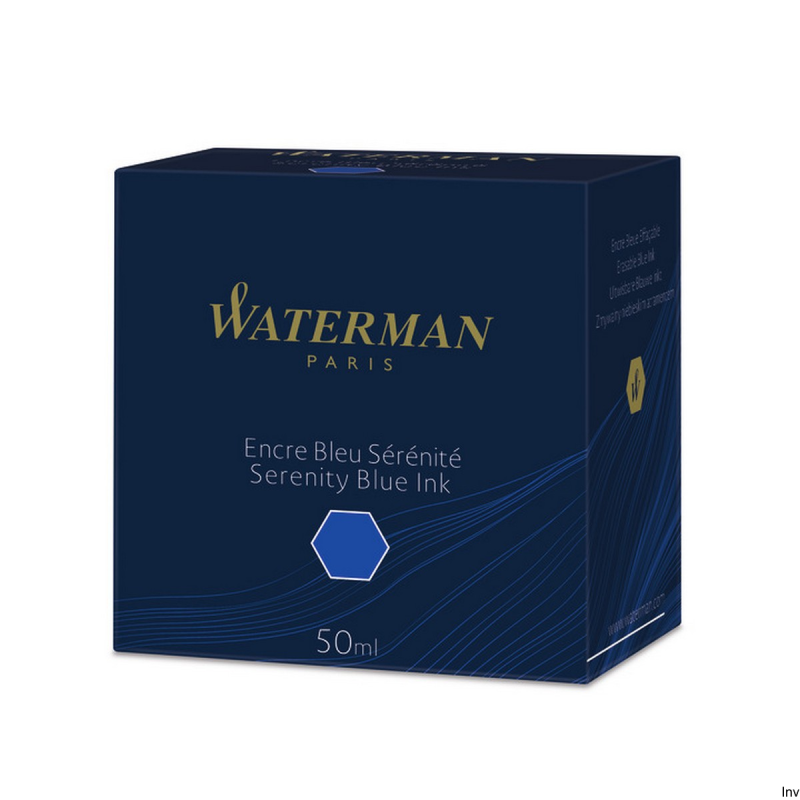Atrament niebieski Waterman 50 ml do piór wiecznych