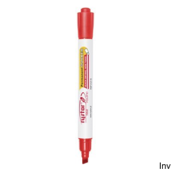 Marker permanentny Rystor RSP-0121/B ścięty czerwony 2 mm, opakowanie 10 sztuk