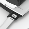 Dziurkacz metalowy Leitz WOW czarny do 10 kartek 80 gsm z ergonomicznym uchwytem i 10-letnią gwarancją