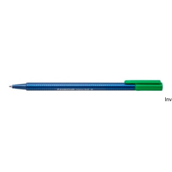 Długopis Staedtler triplus ball M zielony, ergonomiczna obudowa, szybkoschnący atrament