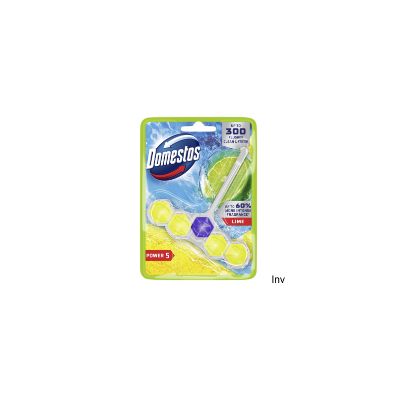 Domestos Kostka Toaletowa Power 5 Lime 9x55g