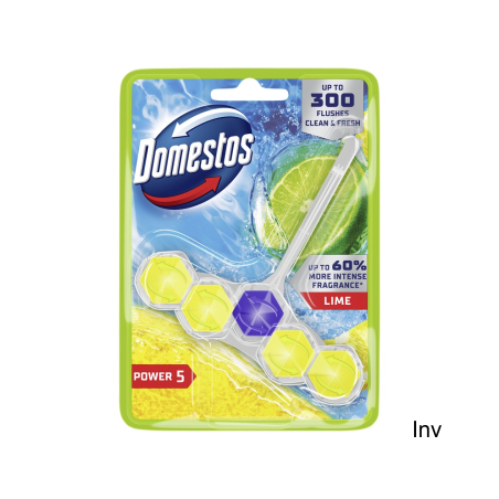 Domestos Kostka Toaletowa Power 5 Lime 9x55g