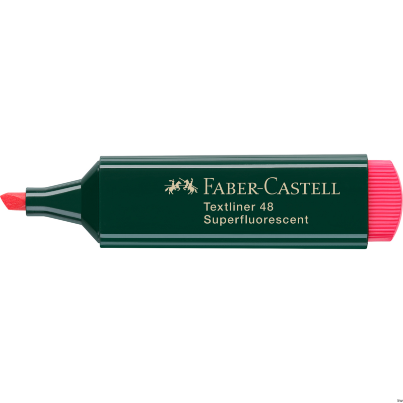 Zakreślacz TEXTLINER 48 czerwony 5,2 mm FABER-CASTELL 154821