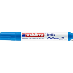 Edding Marker do tkanin okrągła końcówka 3 mm jasny niebieski 4500/010/JN