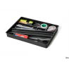 Tacka na przybory biurowe Durable IDEALBOX PEN TRAY eco antracytowa 240x36x340 mm
