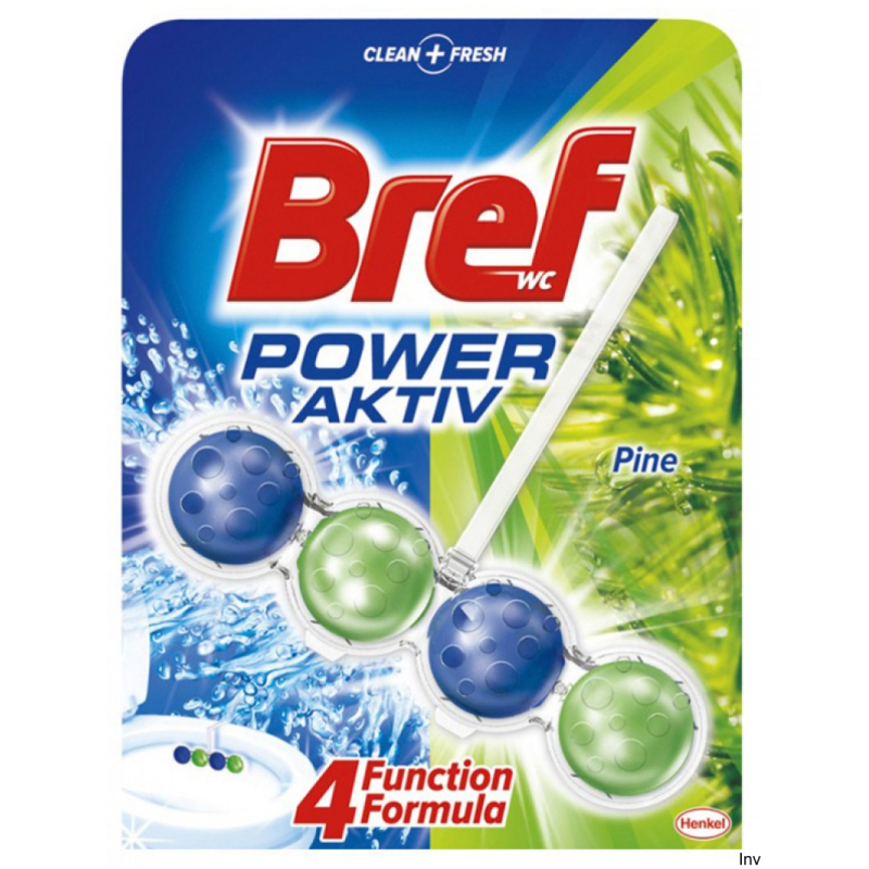 Bref Zawieszka WC Power Aktiv 50g Sosnowy Las