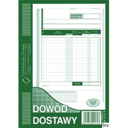 Dowód dostawy A5, 80 kartek...