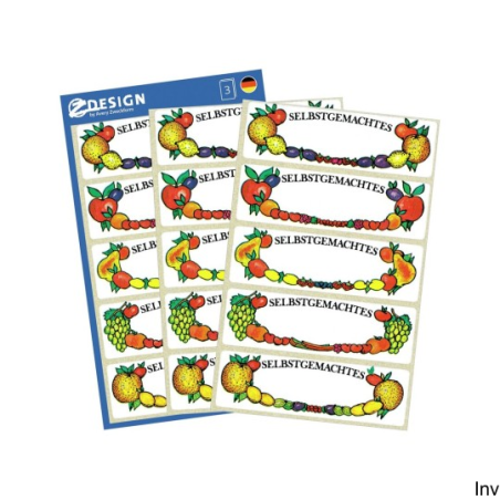 Naklejki spiżarniane Avery Zweckform ZF 59673/59791/3712/3742/59528/59677/59550/59652