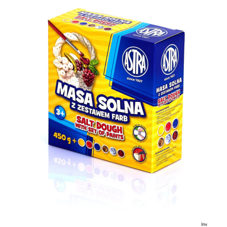 Masa solna Astra 450g z 6 kolorami farb do malowania