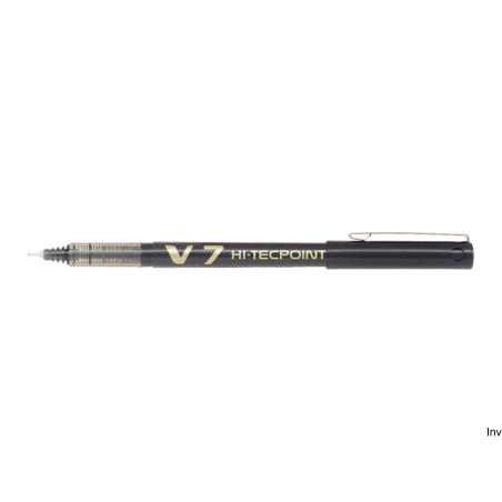 Cienkopis kulkowy Pilot V7 czarny 0,40 mm, precyzyjna końcówka, idealny dla leworęcznych