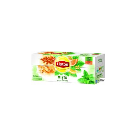 Herbata Lipton Mięta z Cytrusami 20 saszetek