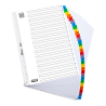 Oxford Przekładki kartonowe MYLAR A4 kolorowe 1-31 170 g/m²