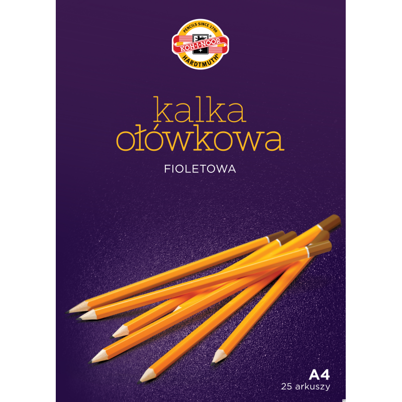 Kalka ołówkowa A4 25 arkuszy Koh-i-noor KAL-OL425D