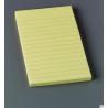 Bloczek samoprzylepny Post-It 3M w linię, 102x152mm, 1x100 sztuk, kolor żółty