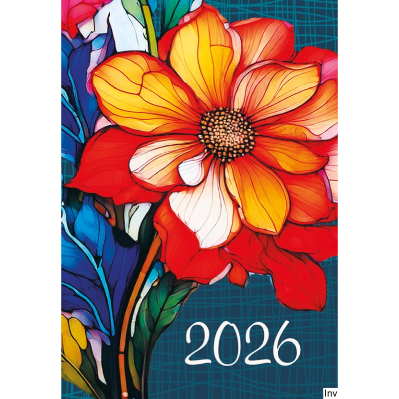 Kalendarz tygodniowy Mikro 2023 69x99 mm 64 strony Michalczyk i Prokop oprawa zeszytowa kremowy papier 70g/m2