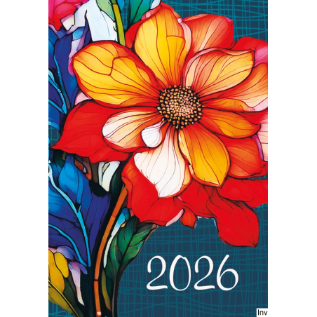 Kalendarz tygodniowy Mikro 2023 69x99 mm 64 strony Michalczyk i Prokop oprawa zeszytowa kremowy papier 70g/m2