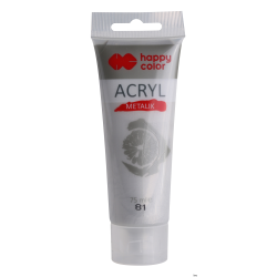 Farba akrylowa srebrna 75ml...