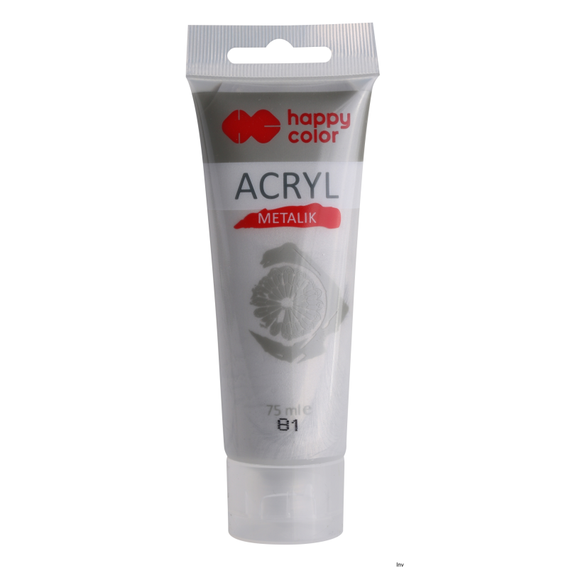 Farba akrylowa srebrna 75ml HA 7370 0075-81 Happy Color