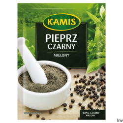 Pieprz czarny mielony KAMIS...