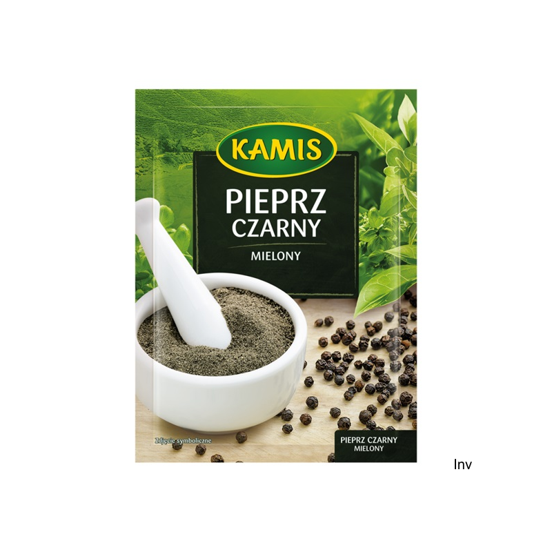 Pieprz czarny mielony KAMIS 20g