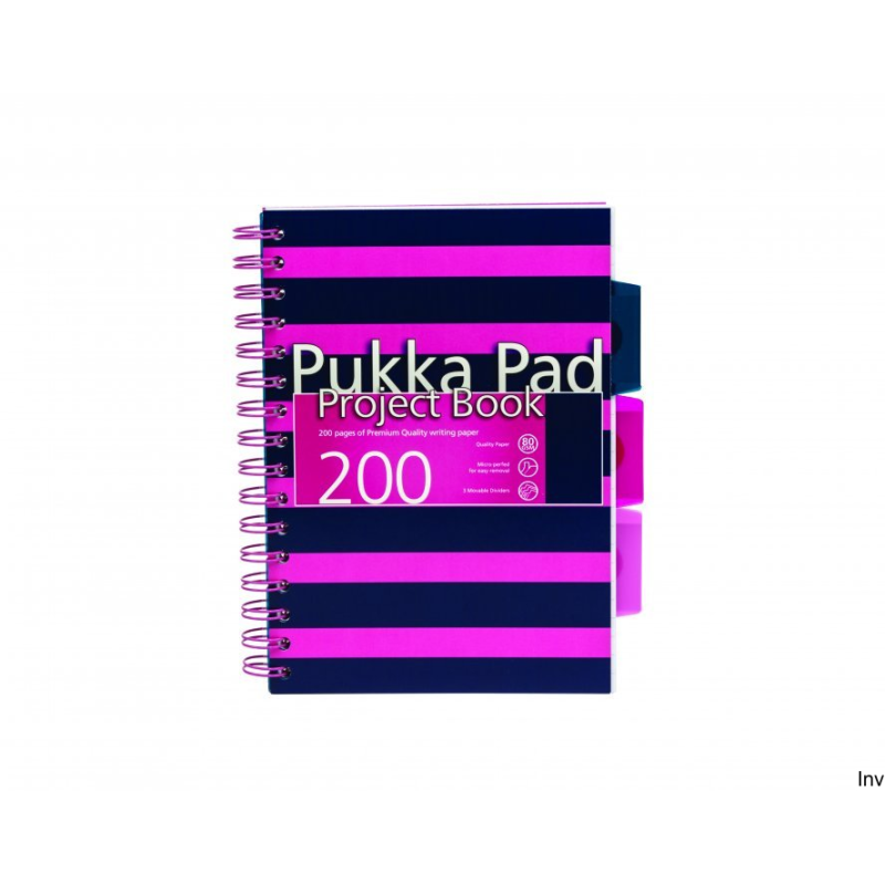 Kołozeszyt A5 Navy różowo-niebieski Pukka Pads